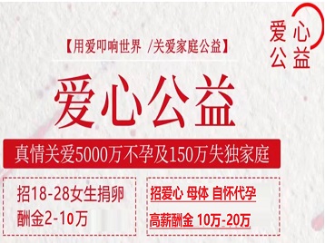 金东捐卵助孕生子 爱心志愿者招募